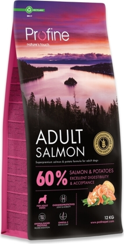 Dog Adult Med Laks Og Poteter 15Kg