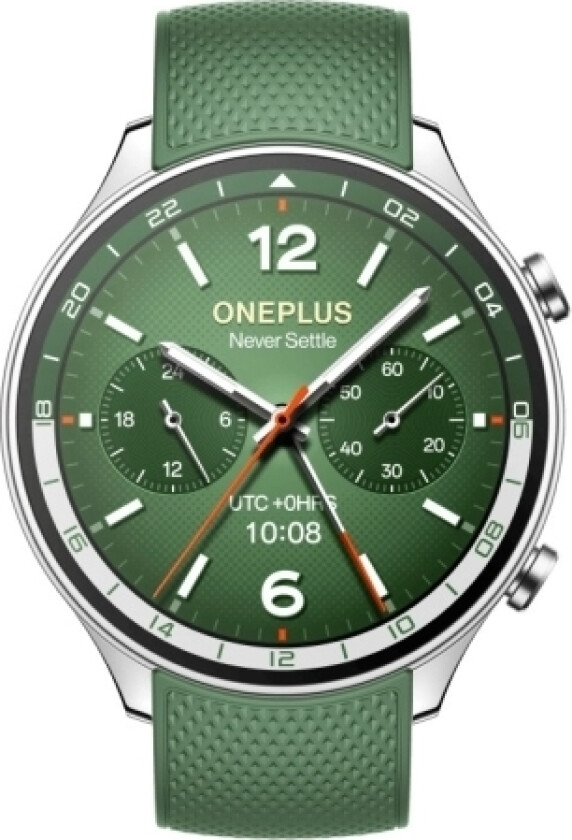 Oneplus Watch 2R 3,63 Cm (1.43") Amoled Digital 466 X 466 Pixel Berøringsskærm, Forest Green, Wi-Fi Gps (Satellit)