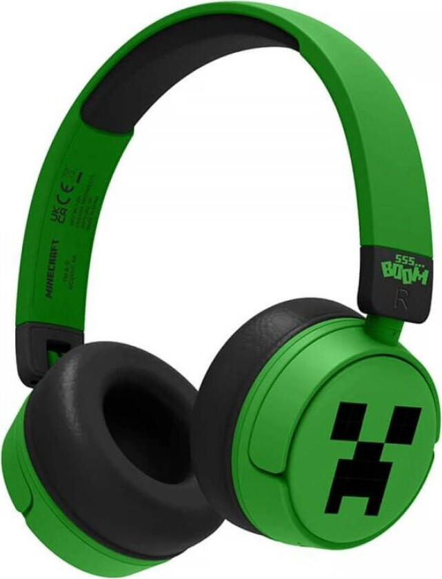 Otl Technologies Minecraft Junior Bluetooth On-Ear Trådløse Hodetelefoner