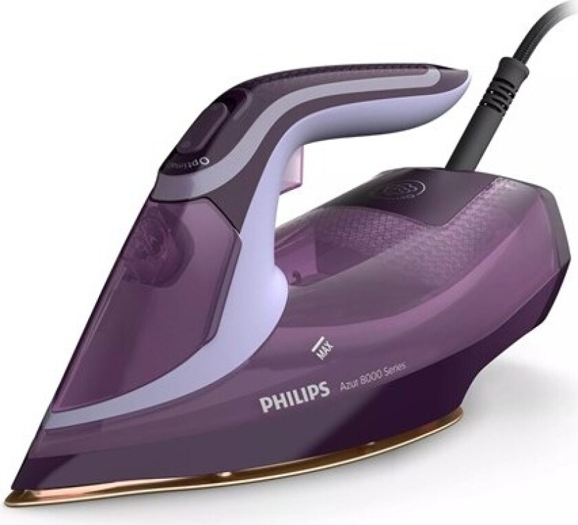 Dampstrykejern Azur 8000 Series DST8021 - steam iron - sole plate: SteamGlide Elite