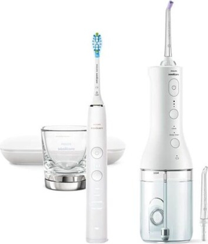 Elektrisk tannbørste Sonicare DiamondClean 9000 HX3886/41 - Oral irrigator - White