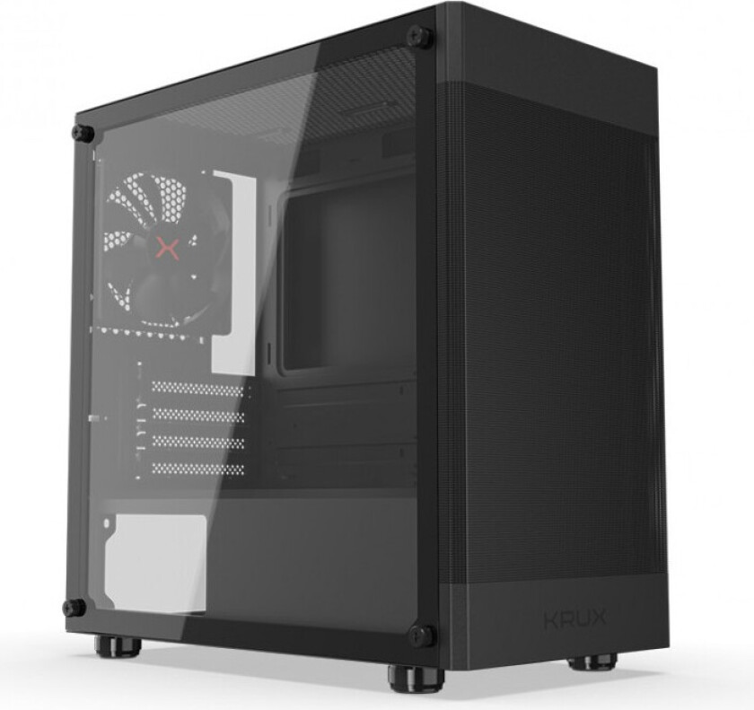 Krux Cella PC-skap (ITX) - Sort