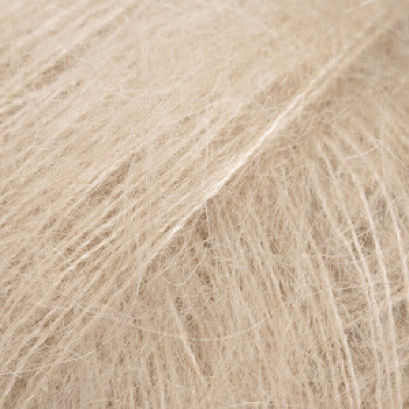 DROPS Kid-Silk Garn Unicolor 54 Lys Sand