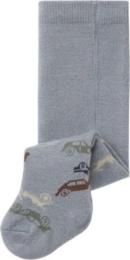 Name It - Strømpebukse i Ull Wak Biler Tradewinds Jaquard