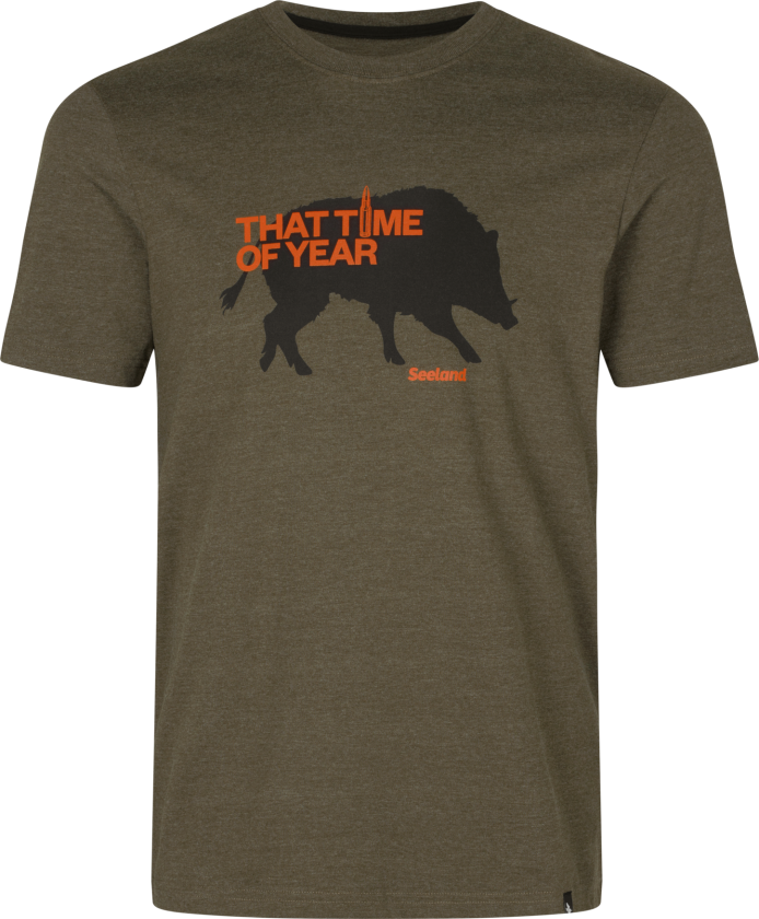 Men's That Time T-Shirt Pine Green Melange M