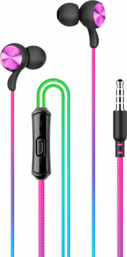 SPD-J-313 Wired earphones, Rainbow