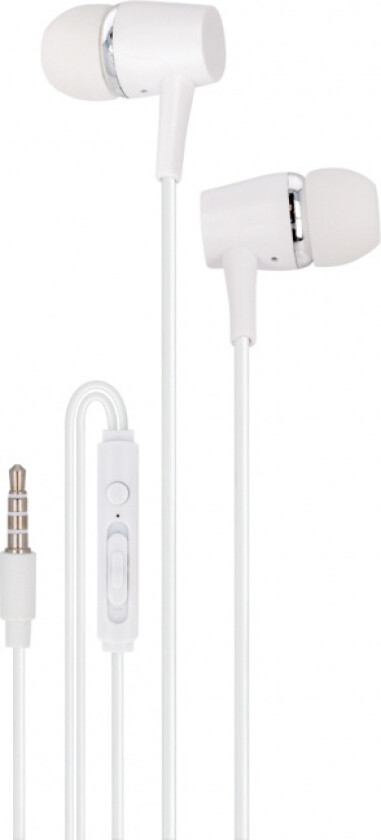 wired earphones white