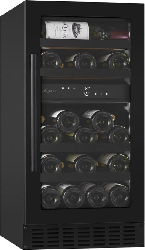 Innbyggbart vinskap - WineCave 700 40D All Black