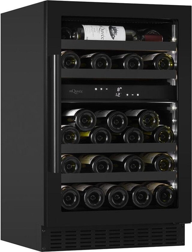 Innbyggbart vinskap - WineCave 700 50D All Black