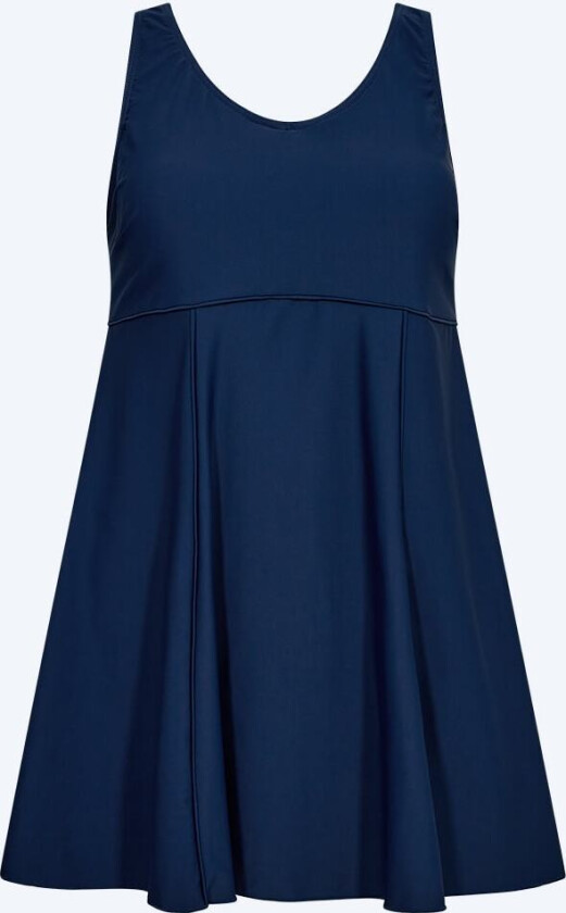 badedrakt med skjørt til damer - River - Mørkeblå - Badedrakter for damer - Kjole