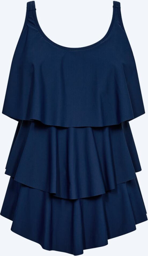 badedrakt med skjørt til damer - Hydra - Mørkeblå - Badedrakter for damer - Kjole