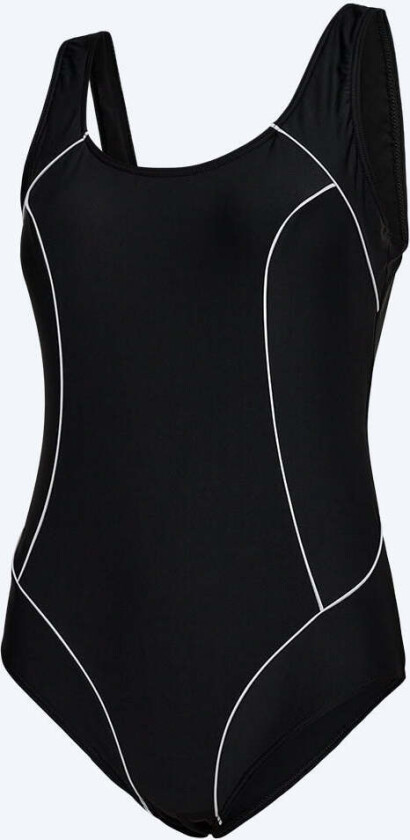 badedrakt i store størrelser til damer - Tamaya - Svart/hvit - Badedrakter for damer - Store størrelser