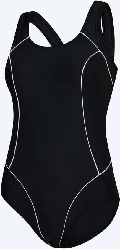 badedrakt i store størrelser til damer - Kaito - Svart/hvit - Badedrakter for damer - Store størrelser