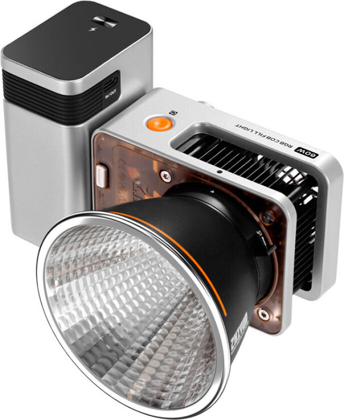 Bilde av Molus X60 Combo Cob LED-lys for fotografering - 2700-6500K, innebygd batteri, 60W - RGB