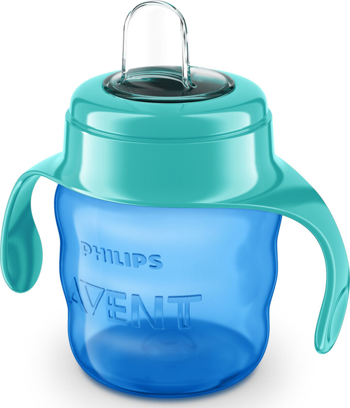 Avent-kopp med drikketut - Fra 6 måneder, 200ml - Blå