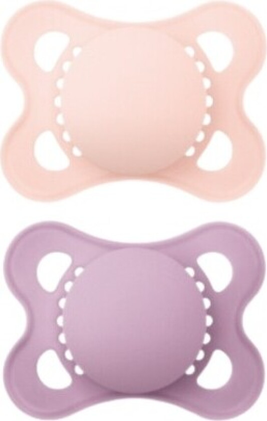 Mam Original 2-pack, Str. 1 (0-6 Mdr.), Symmetrisk - Silikon