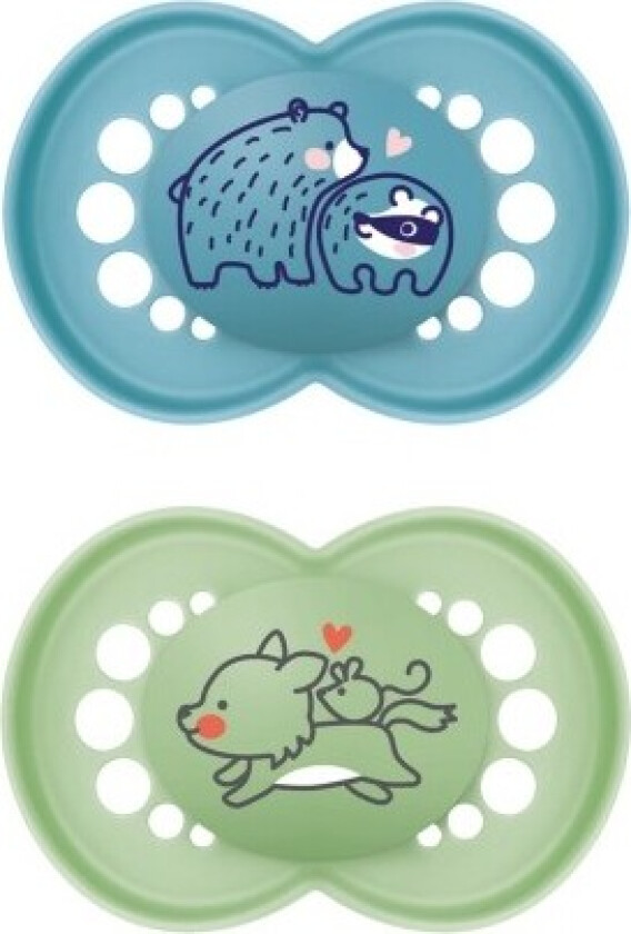 Mam Original 2-pack, Str. 3 (16-36 Mdr.), Symmetrisk - Lateks