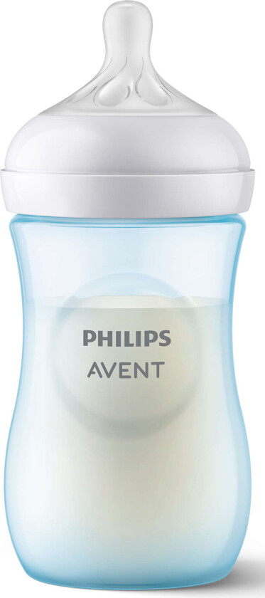 Avent tåteflaske - Fra 1 måned, 260ml - Blå