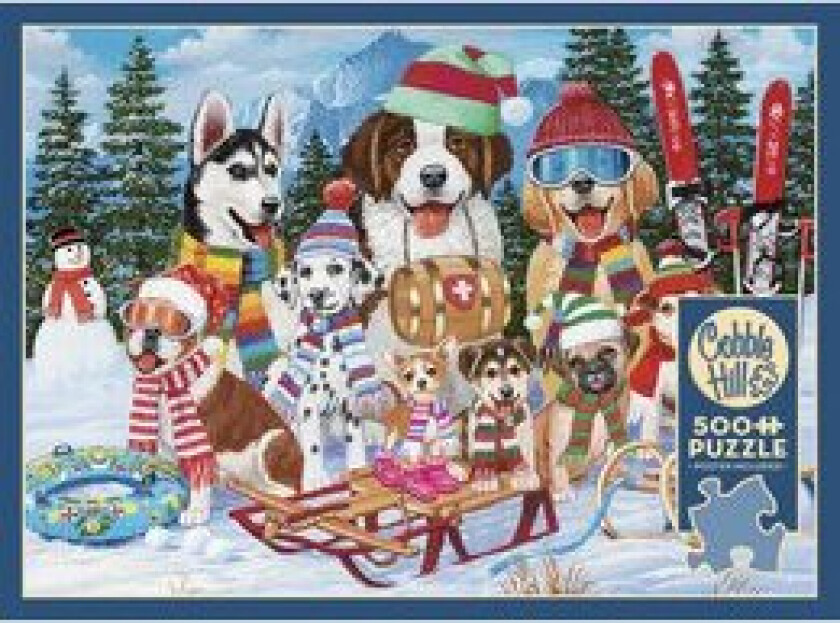 Puslespill Snødag 500 biter