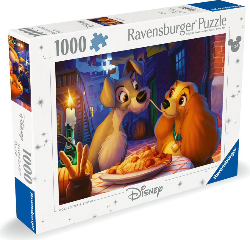 - Puzzle Lady And The Tramp 1000p (12000003)