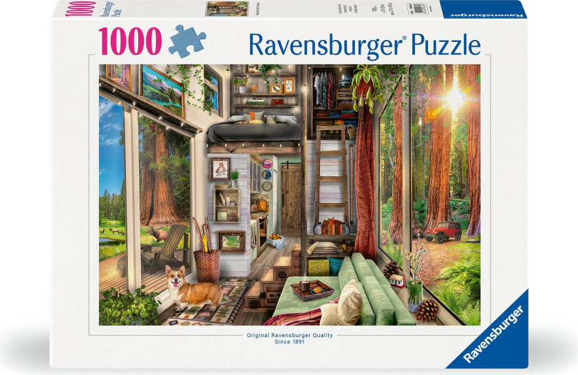 - Puzzle Redwood Forest Tiny House 1000p (12000634)