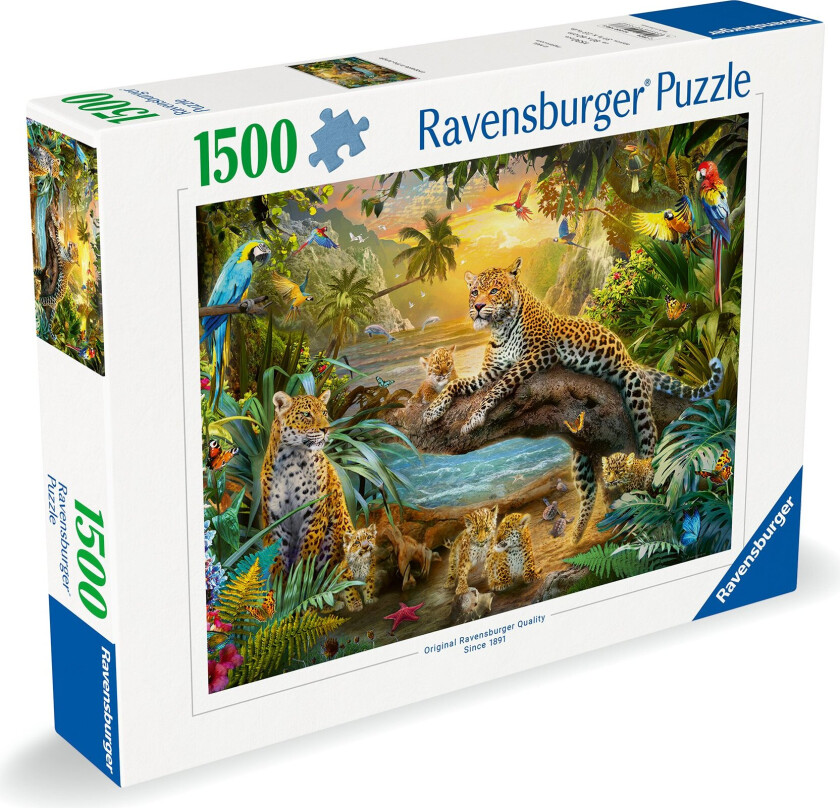 - Puzzle Leopard Family In The Jungle 1500p (12000738)