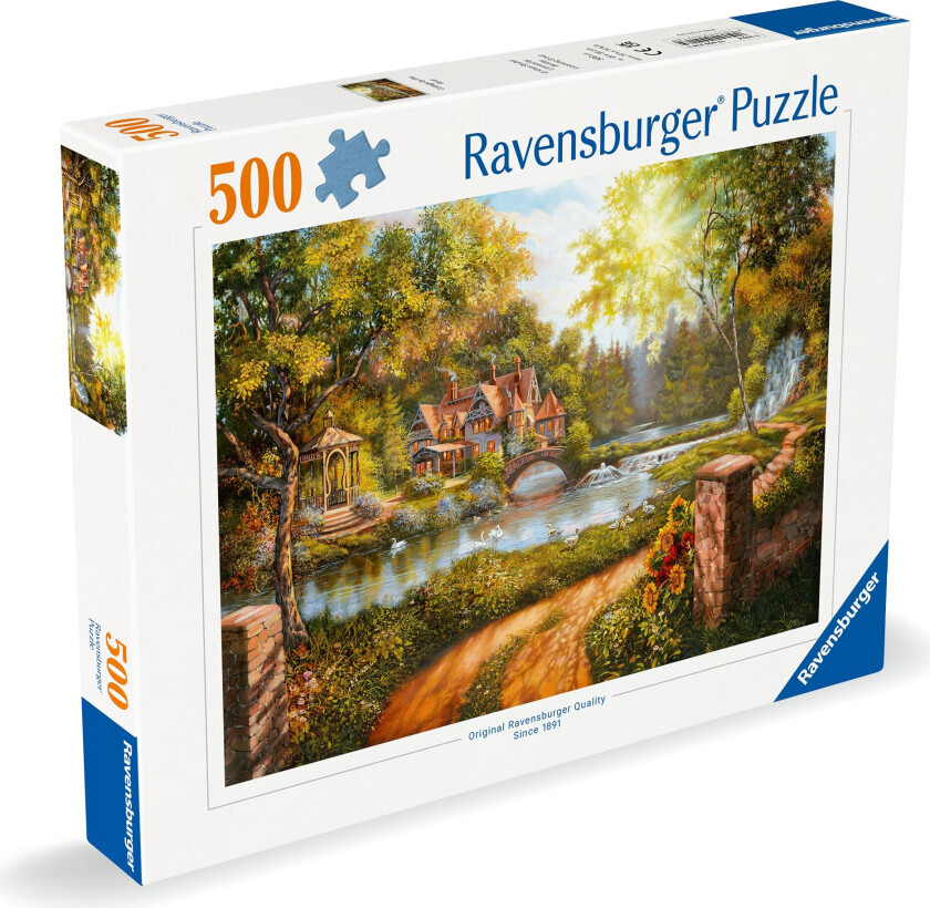 - Puzzle Cottage By The River 500p (12000218)