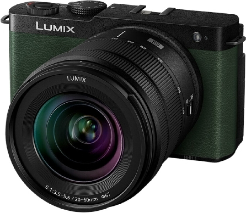 Lumix S9 + 20-60 Mm F3,5-5,6-Objektiv, 24,2 Mp, 6000 X 4000 Piksler, Cmos, 6K Ultra Hd, Berøringsskjerm, Grønn