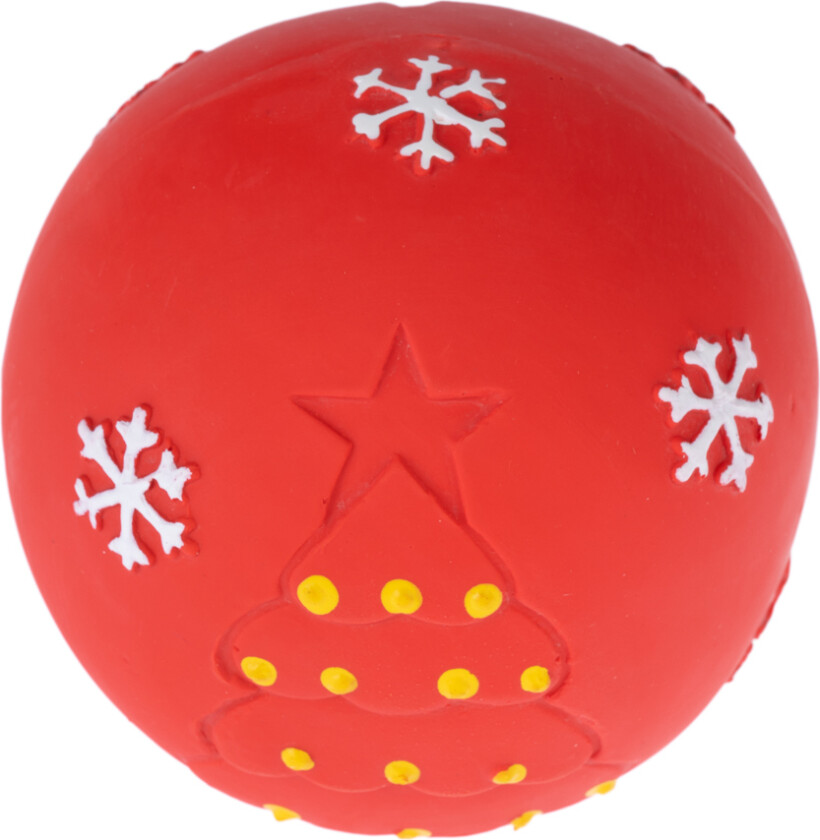 lateksball snøfnugg - ca. Ø 8 cm