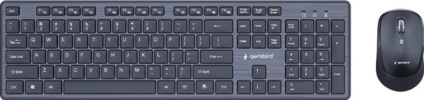 Tastatur + Mus Trådløst Sjokoladetastatur Og Mus Kbs-Wch-04