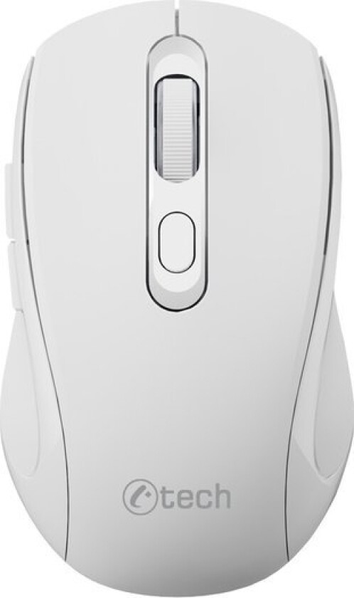 Mysz C-Tech C-Tech Mus Dobbel Modus, Trådløs, 1600Dpi, 6 Knapper, Hvit, Usb Nanomottaker