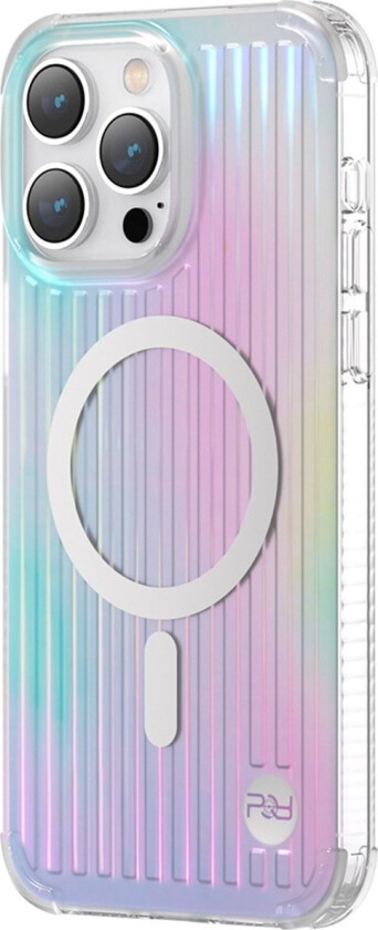 Pqy Go Out Series Magnetic Case For Iphone 14 Plus Magsafe Laser Color