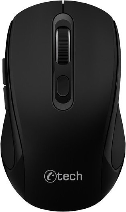 Mysz C-Tech C-Tech Mus Dobbelmodus, Trådløs, 1600Dpi, 6 Knapper, Svart, Usb Nanomottaker