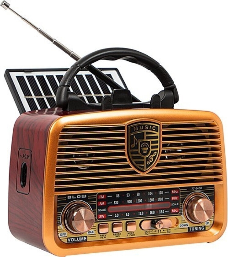 Radio Blow Bærbar Analog Radio Am/Fm Bluetooth Blow Ra10 Solar