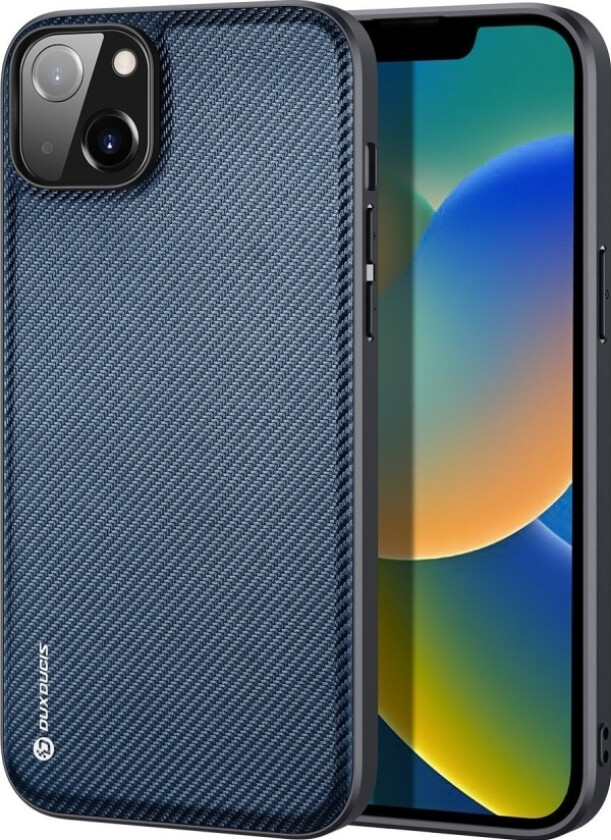 Fino-Deksel Dekket Med Nylonmateriale Iphone 14 Max Blå