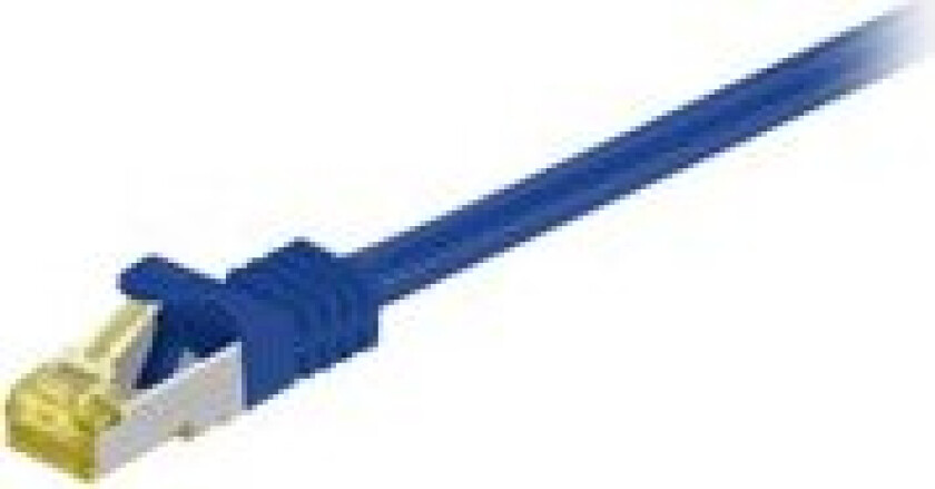 Microconnect - Nettverkskabel - Rj-45 (Hann) Til Rj-45 (Hann) - 2 M - Sftp, Pimf - Cat 7 - Halogenfri, Uten Hindringer - Blå