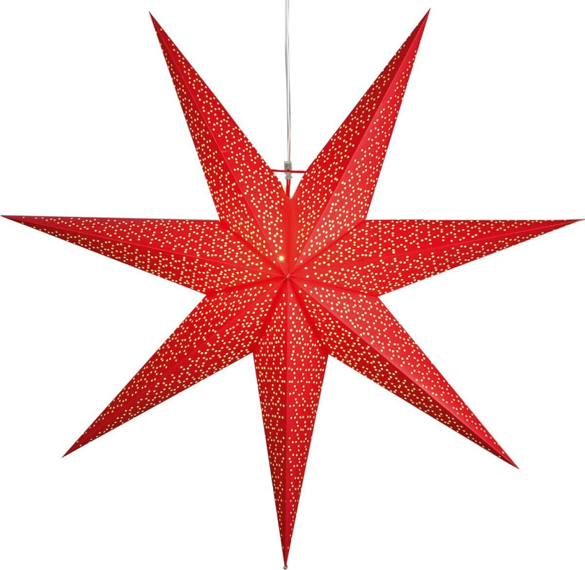 Dot adventsstjerne 100 cm Rød