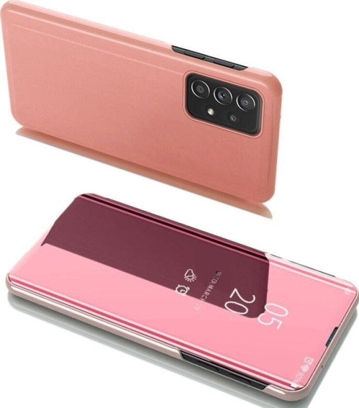 Clear View Case Flip-Deksel Til Samsung Galaxy A53 5G Rosa
