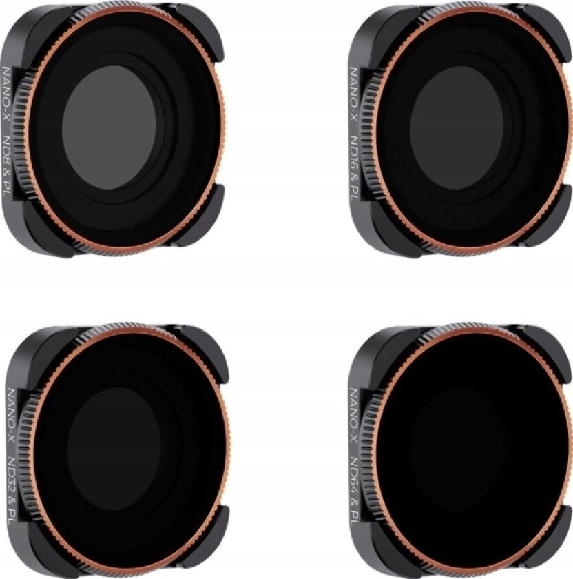 Nd&Pl Filtersett (8/16/32/64) For Gopro Hero 9 / Hero 10