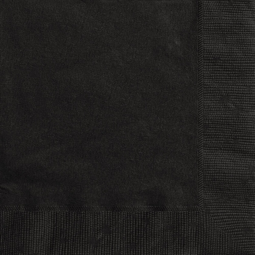 Servietter -Svart- pk/20