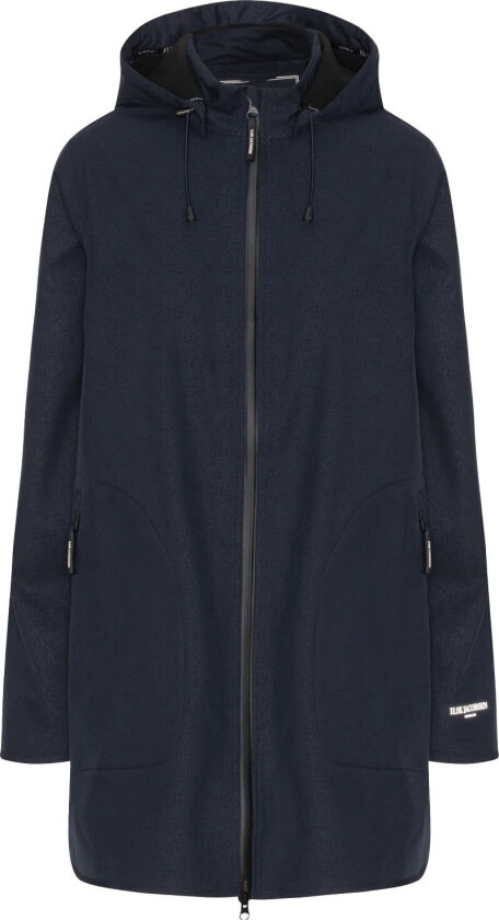 Ilse Jacobsen Women's Raincoat 135 Long Dark Indigo 40