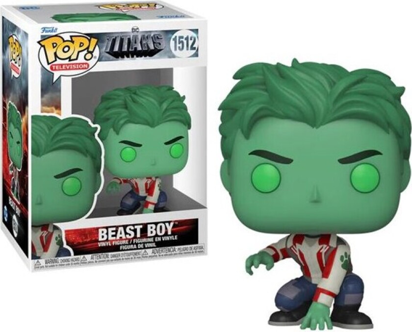 - POP Vinyl Titans S1 Beast Boy - Figur
