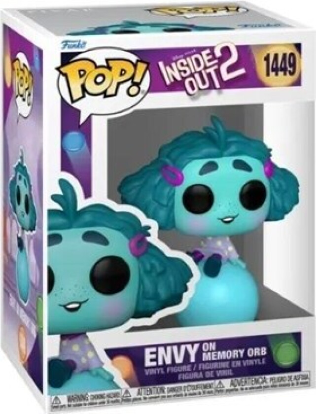 - POP Vinyl Inside Out Envy On Memory Orb - Figur