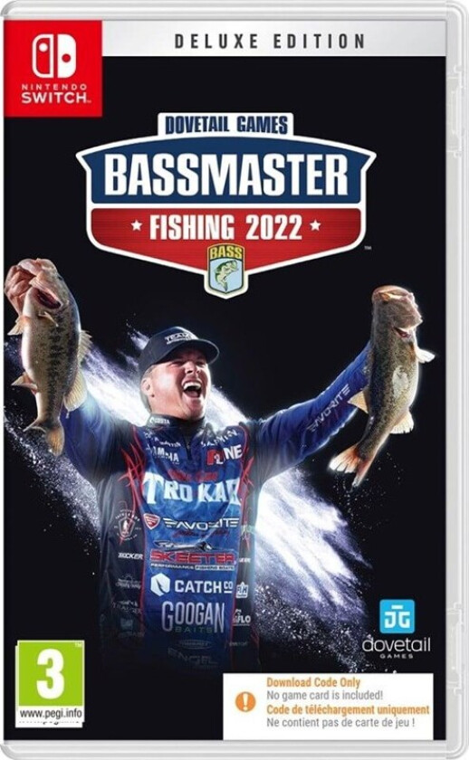 Bassmaster Fishing Deluxe 2022 (Code in a Box) - Nintendo Switch - Simulator
