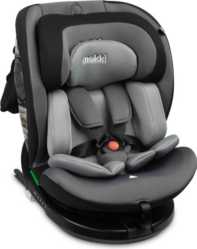 Bilde av Caretero Mokki Bilsete - I-SIZE, ISOFIX, 5-punktssele, 40-150 cm - Grå