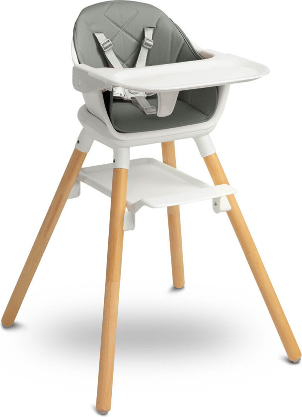 Caretero Bravo barnestol - 5-punkts sele, maks 15 kg, fra 6 måneder - grå