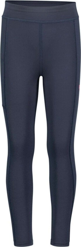 Nina High Waist Tights, treningstights, barn DARK NAVY BLUE
