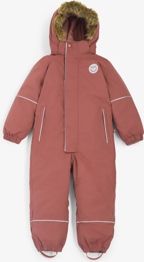 Viking Play Winter Playsuit Thermal Kids Pink