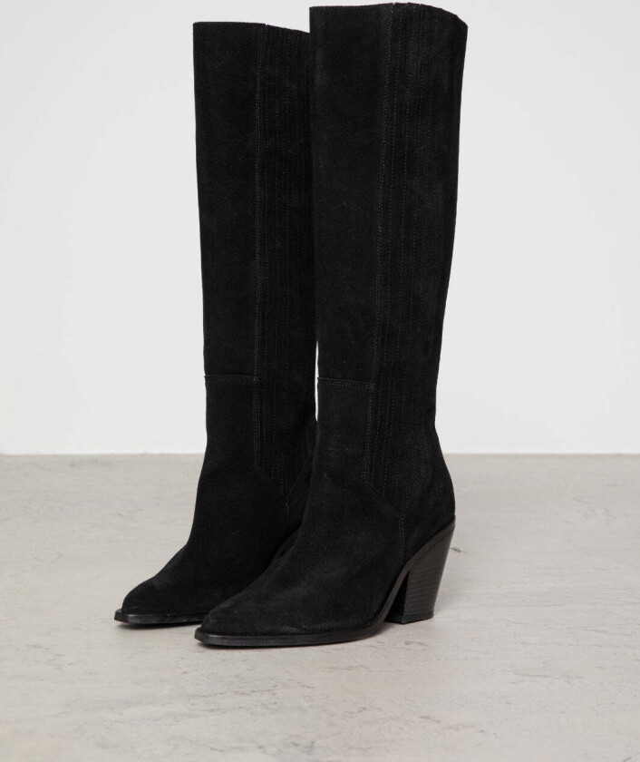 WILMA KNEE BOOT Sort, 36