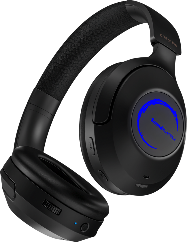 - Sound Blaster GH7 Super X-Fi® Wireless Over-ear Gaming Headphones with Bluetooth® LE Audio and Detachable Boom Mic